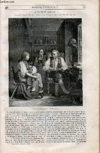 LE MAGASIN PITTORESQUE - Livraison n041 - Le mdecin de campagne, fragment du journal d'un maitre d'cole.