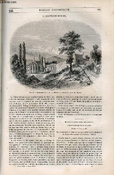 LE MAGASIN PITTORESQUE - Livraison n026 - La chartreuse de Dijon.