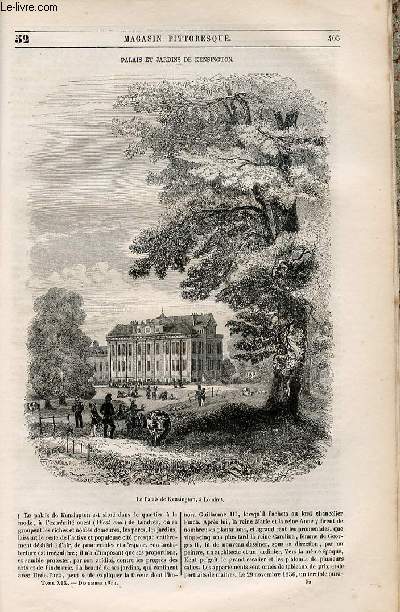LE MAGASIN PITTORESQUE - Livraison n052 - Palais et jardins de Kensington.