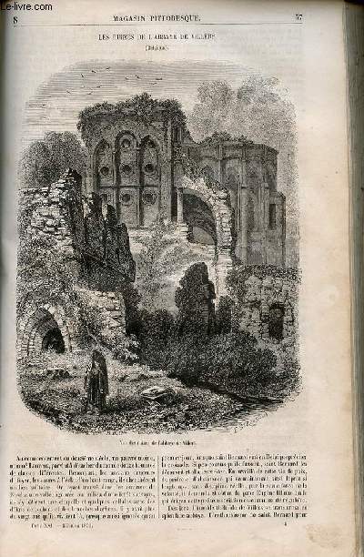 LE MAGASIN PITTORESQUE - Livraison n008 - Les ruines de l'abbaye de Villers (Belgique).