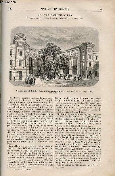 LE MAGASIN PITTORESQUE - Livraison n022 - Exposition universelle de 1855,  suivre.
