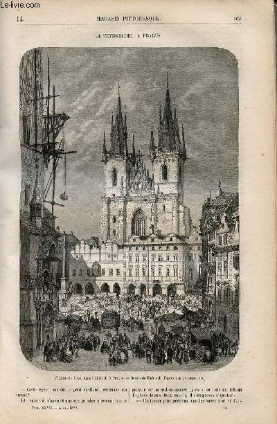 LE MAGASIN PITTORESQUE - Livraison n014 - La Teynkirche  Prague.