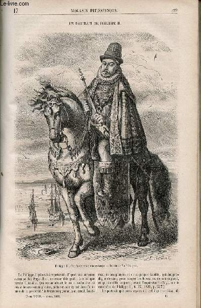 LE MAGASIN PITTORESQUE - Livraison n017 - Un portrait de Philippe II.
