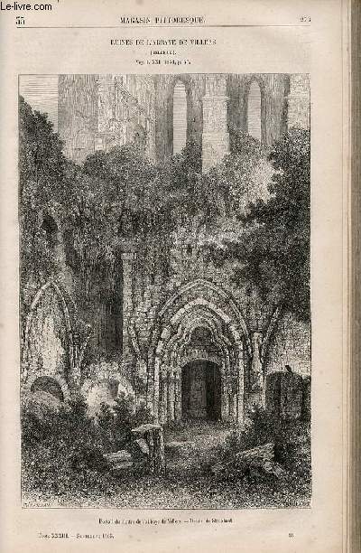 LE MAGASIN PITTORESQUE - Livraison n035 - Ruines de l'abbaye de Villers (Belgique).