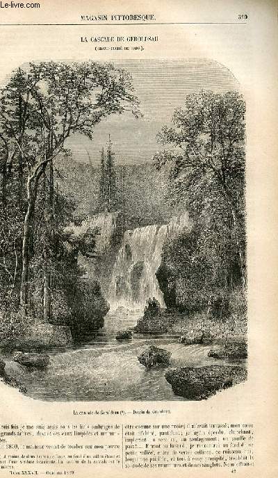 LE MAGASIN PITTORESQUE - Livraison n042 - La cascade de Geroldsau (Grand Duch de Bde).