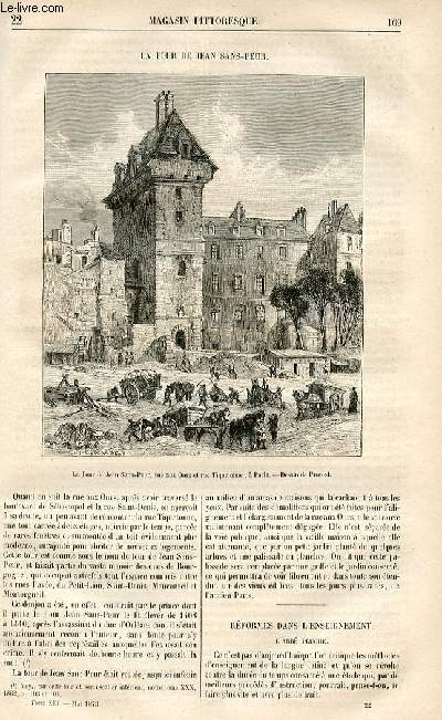 LE MAGASIN PITTORESQUE - Livraison n22 - La tour de Jean Sans Peur.