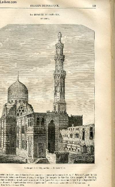 LE MAGASIN PITTORESQUE - Livraison n42 - La mosque de Gait- Ray au Caire.