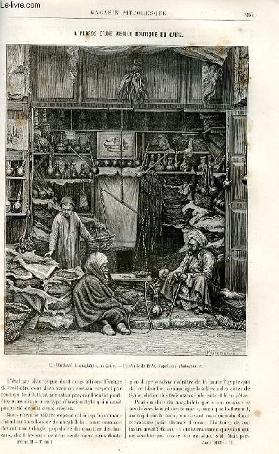 LE MAGASIN PITTORESQUE - Livraison n16 - A propos d'une vieille boutique du Caire.