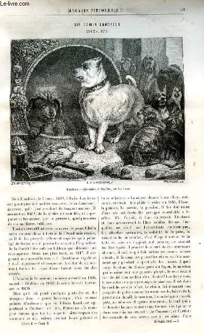LE MAGASIN PITTORESQUE - Livraison n03 - Sir Edwin Landseer (1802-1873).
