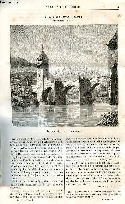 LE MAGASIN PITTORESQUE - Livraison n09 - Le pont de Valentr  Cahors (Lot).