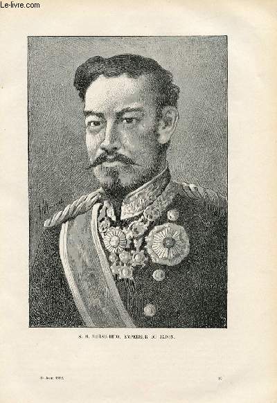 LE MAGASIN PITTORESQUE - Livraison n16 - L'empereur Mutsu-Hito par Georges Laurence.