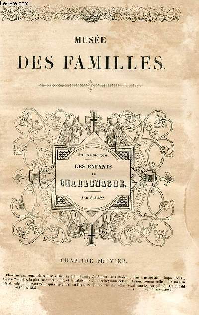 Le muse des familles - lecture du soir - 1re srie - livraisons n01 et 02 - Etudes historiques - les enfants de Charlemagne - ann. 814-822 par Flix Davin.