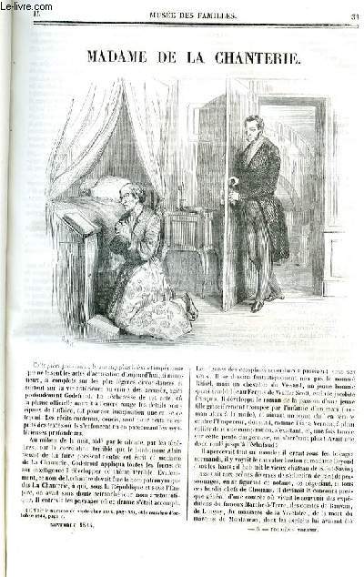 Le muse des familles - lecture du soir - deuxime srie - livraison n05 et 06 - Madame de la Chanterie par par De Blazac, , nouvelle.