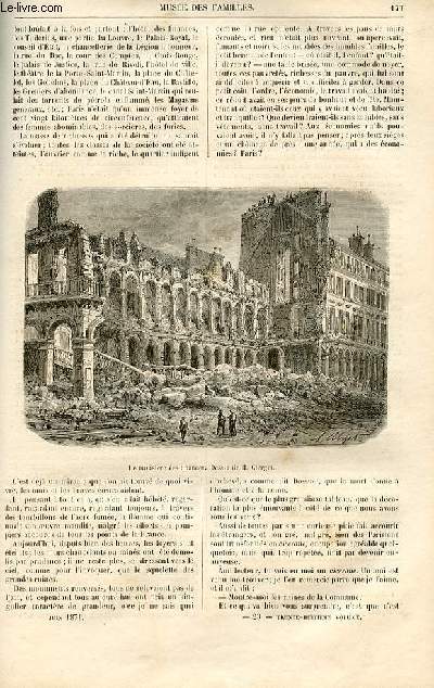 Le muse des familles - lecture du soir - livraisons n23 et 24 - La guerre civile - les ruines par Genevay,suite.