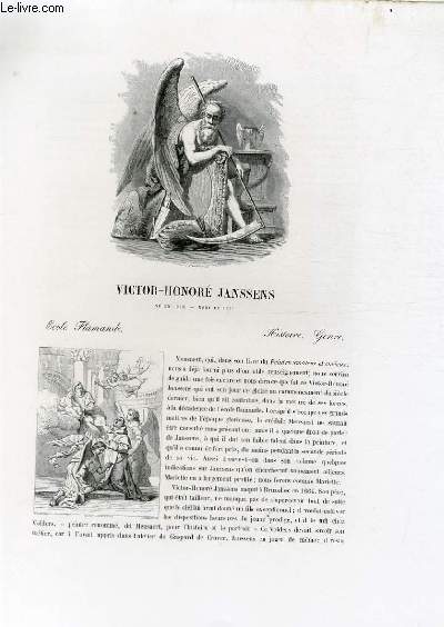 Biographie de Victor-Honor Janssens (1664-1736) ; Ecole Flamande ; Histoire, Genre ; Extrait du Tome 7 de l'Histoire des peintres de toutes les coles.