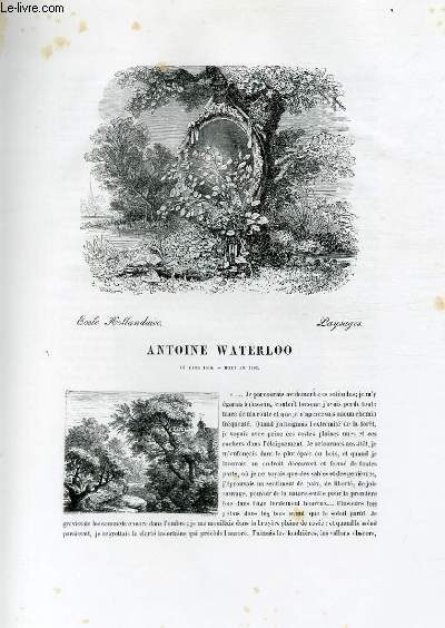 Biographie d'Antoine Waterloo ; Ecole Hollandaise ; Paysages ; Extrait du Tome 9 de l'Histoire des peintres de toutes les coles.