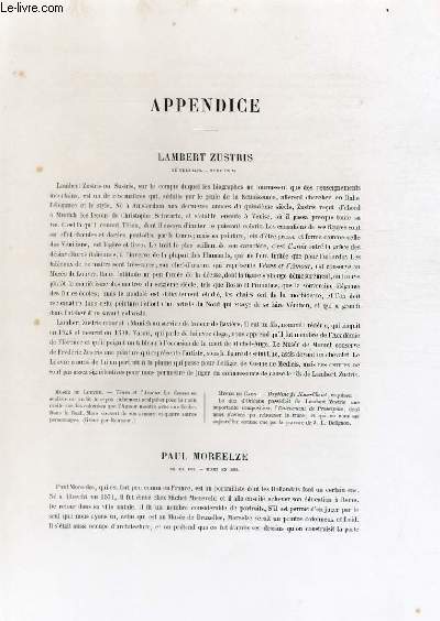 Appendice ; Extrait du Tome 10 de l'Histoire des peintres de toutes les coles.