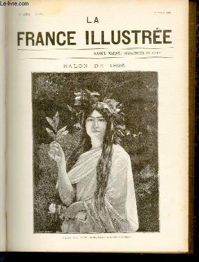 LA FRANCE ILLUSTREE N 1131 - Salon de 1896, Posie des bois, de Mlle Mercier - Gravure de M. Broengg.