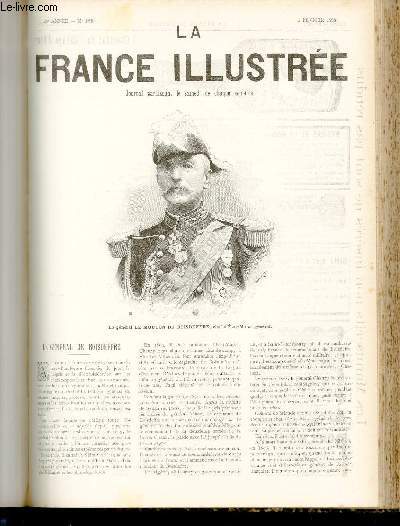 LA FRANCE ILLUSTREE N 1210 Le gnral Le Mouton de Boisdeffre, chef d'Etat-Major gnral.