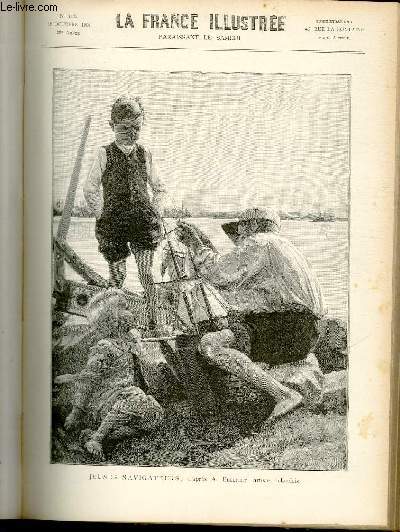 LA FRANCE ILLUSTREE N 1402 - Jeunes navigateurs, d'aprs A.Edelfelt, artiste finlandais.