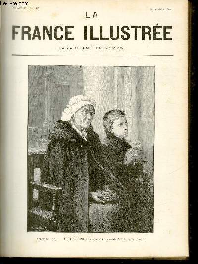 LA FRANCE ILLUSTREE N 1492 - Salon de 1903 - l'orpheline, d'aprs le tableau de Mme Coutet-Chol.