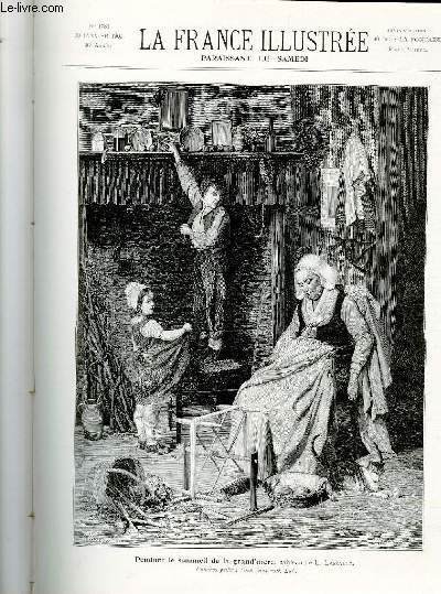LA FRANCE ILLUSTREE N 1783 - Pendant le sommeil de la grand'mre, tableau de L.Lassalle.
