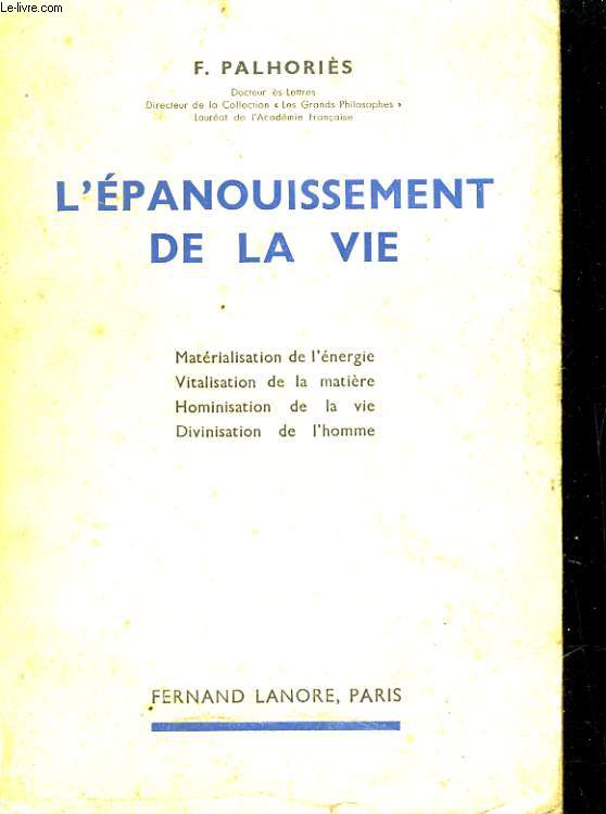 L'panouissement de la vie