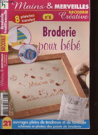 MAINS & MERVEILLES broderie crative; Broderie pour bb No. 6