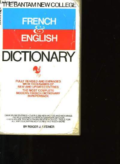 DICTIONARY FRENCH / ENGLISH.