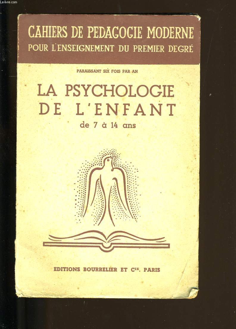 LA PSYCHOLOGIE DE L'ENFANT DE 7  14 ANS.