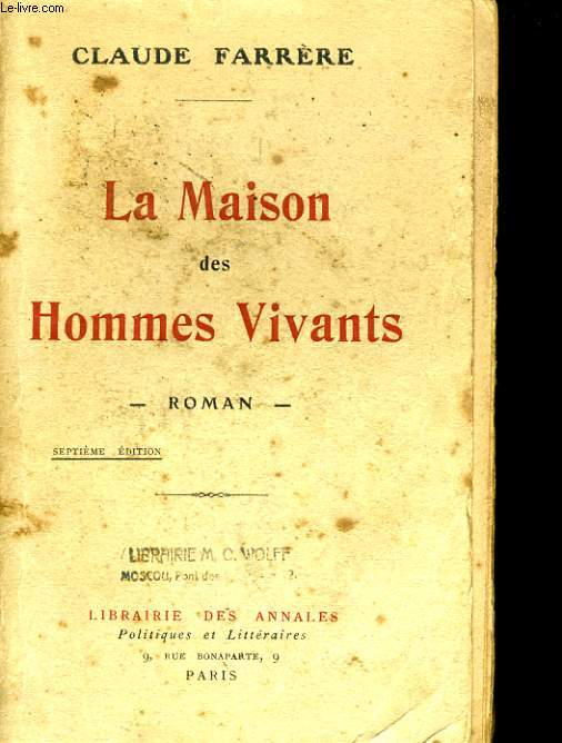 LA MAISON DES HOMMES VIVANTS 7EME EDITION