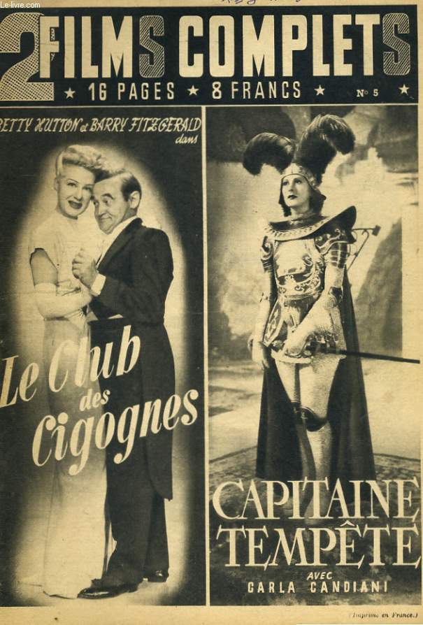 2 FILMS COMPLETS N5 - LE CLUB DES CIGIGNES - CAPITAINE TEMPETE