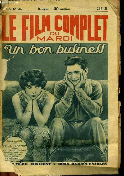 LE FILM COMPLET DU MARDI N 585 - 7E ANNEE - UN BON BUSINESS