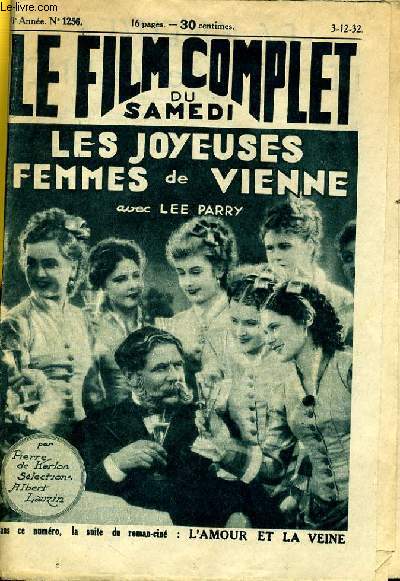 LE FILM COMPLET DU SAMEDI N1256 - 11E ANNEE - LES JOYEUSES FEMMES DE VIENNE