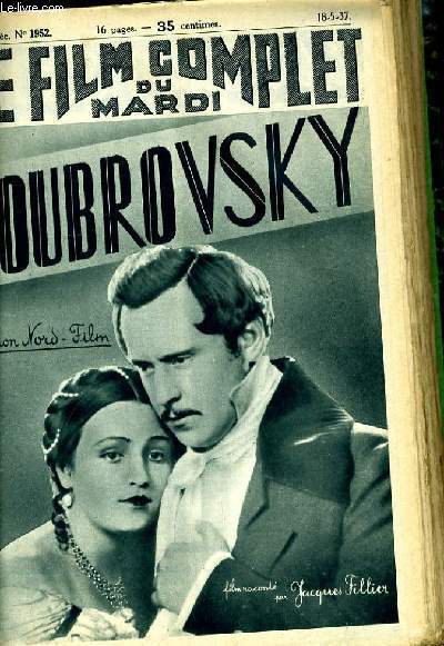 LE FILM COMPLET DU MARDI N 1952 - 16E ANNEE - DOUBROVSKY