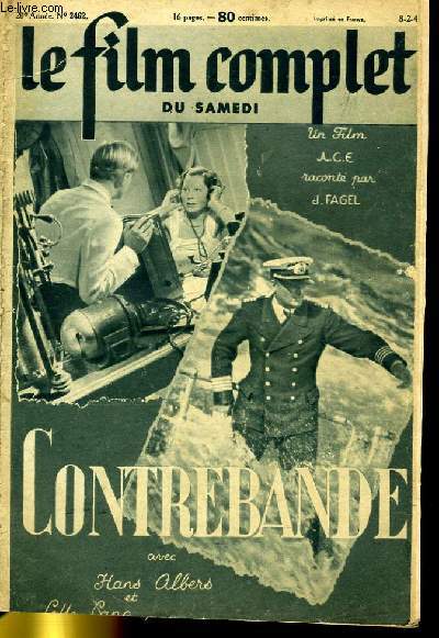 LE FILM COMPLET DU SAMEDI N 2462 - 20E ANNEE - CONTREBANDE