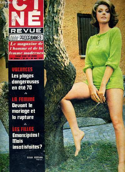 CINE REVUE - TELE-PROGRAMMES - 50E ANNEE - N 22 - A PROPOS DE LA FEMME