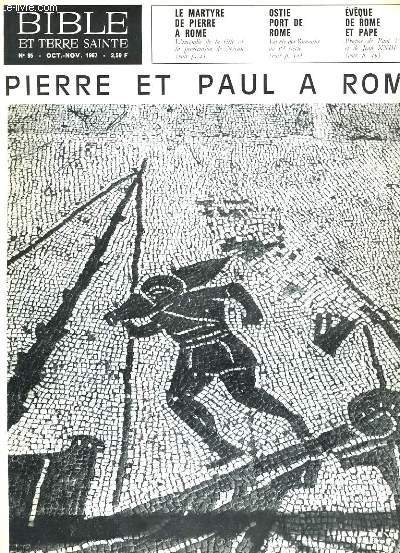 BIBLE ET TERRE SAINTE N95 - PIERRE ET PAUL A ROME - OSTIE PORT DE ROME...