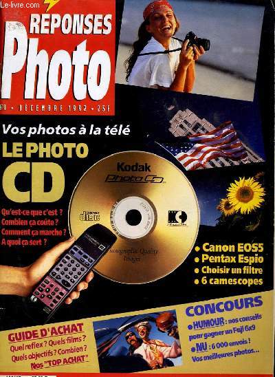 REPONSES PHOTO N9 - VOS PHOTOS A LA TELE, LE PHOTO CD...