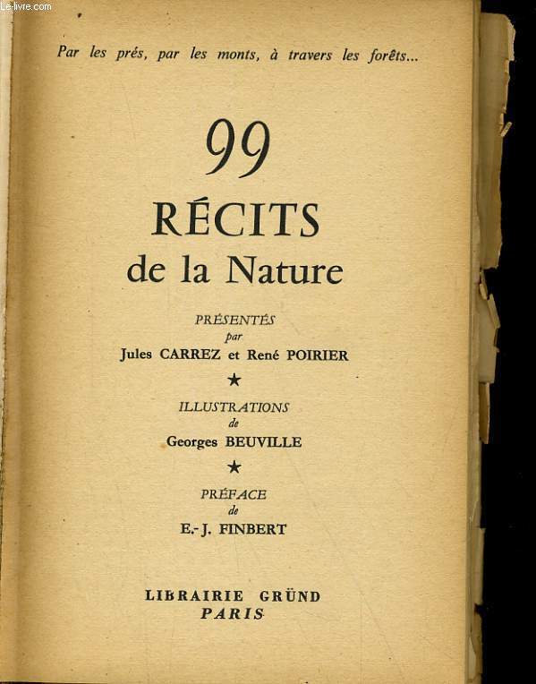 99 RECITS DE LA NATURE
