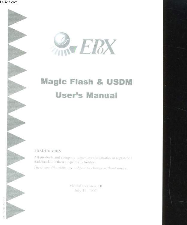 EPOX, MAGIC FLASH & USDM USER'S MANUEL