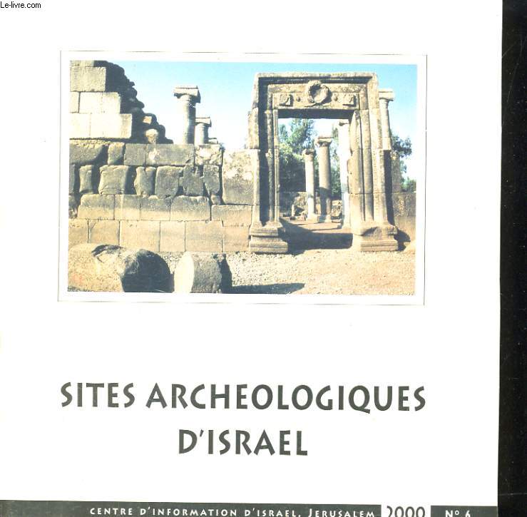 SITES ARCHEOLOGIQUES D'ISRAEL N6