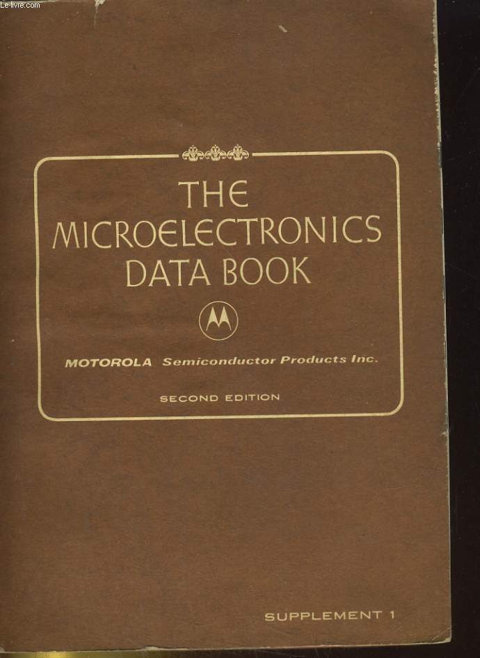 THE MICROELECTRONICS DATA BOOK SUPPLEMENT 1