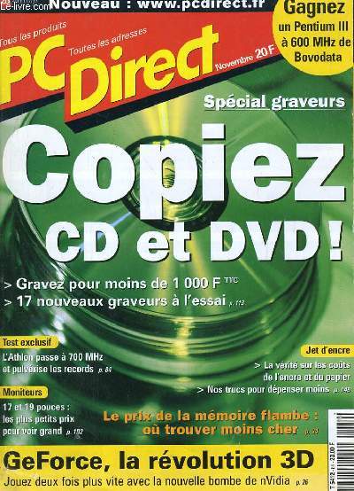 PC DIRECT N54. COPIEZ, CD ET DVD!
