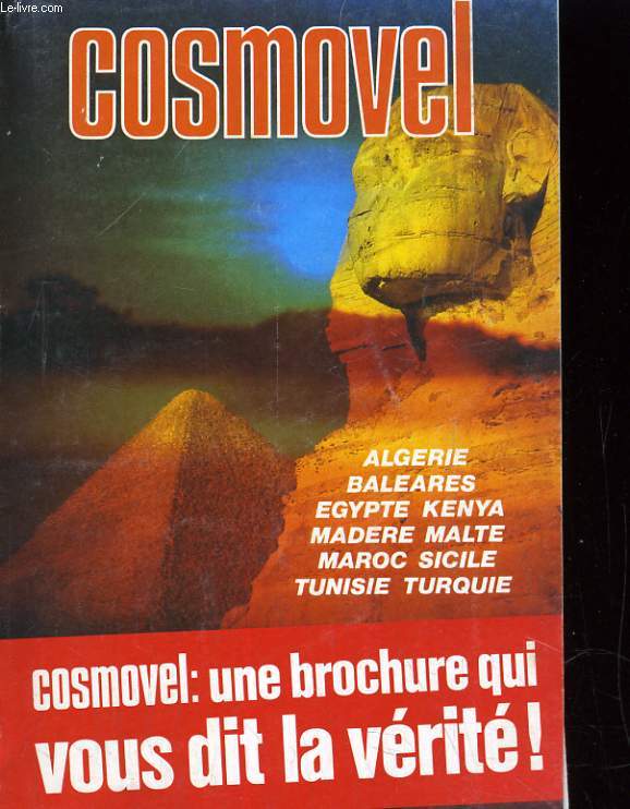 COSMOVEL MARS 83 - OCTOBRE 83. ALGERIE, VALEARES, EGYPTE KENYA...