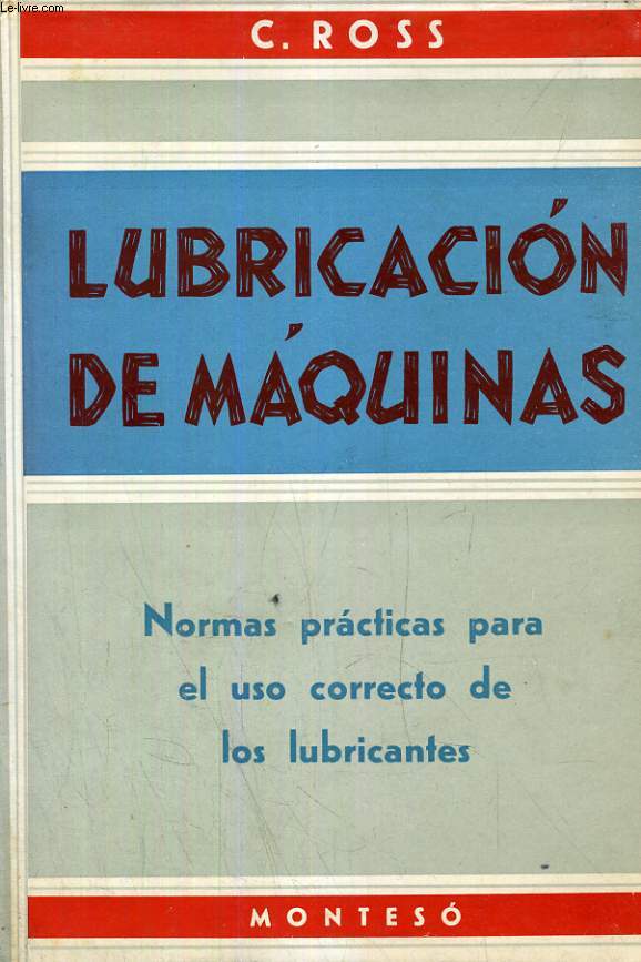 LUBRICACION DE MAQUINAS, NORMAS PRACTICAS PARA EL USO CORRECTO DE LOS LUBRICANTES