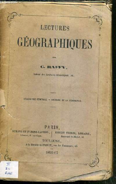 LECTURES GEOGRAPHIQUES.