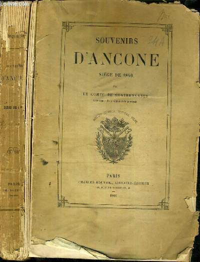 SOUVENIRS D'ANCONE SIEGE DE 1860.