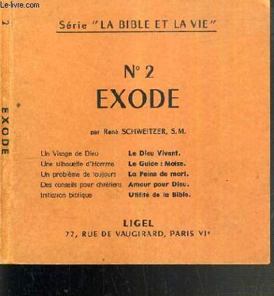 EXODE - N2 - SERIE LA BIBLE ET LA VIE