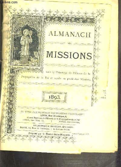 ALMANACH DES MISSIONS 1893